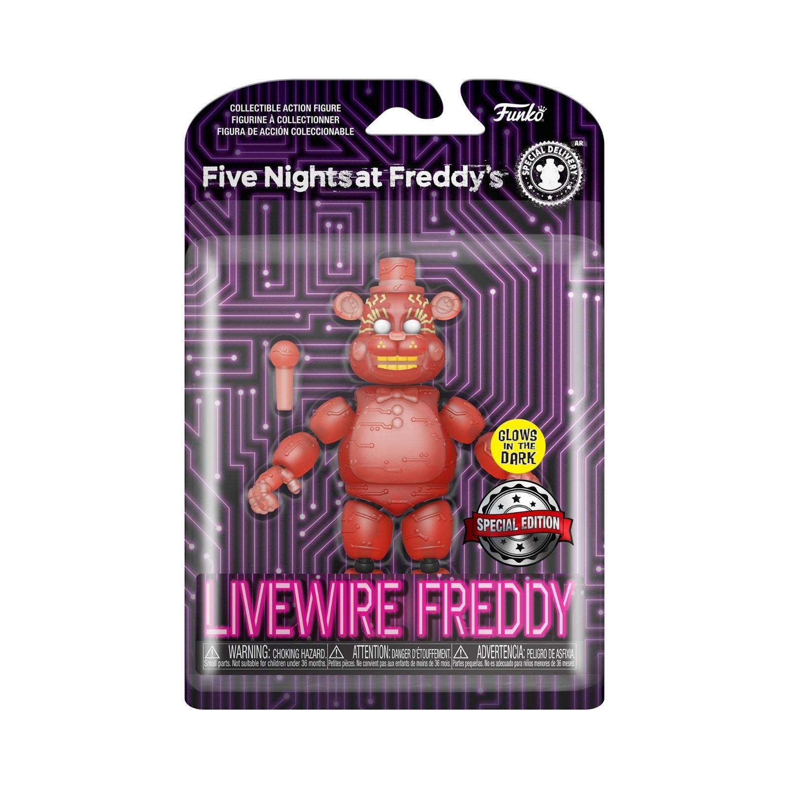 Funko Figura de Accion: Five Nights at Freddys - Livewire Freddy Glow Exclusivo