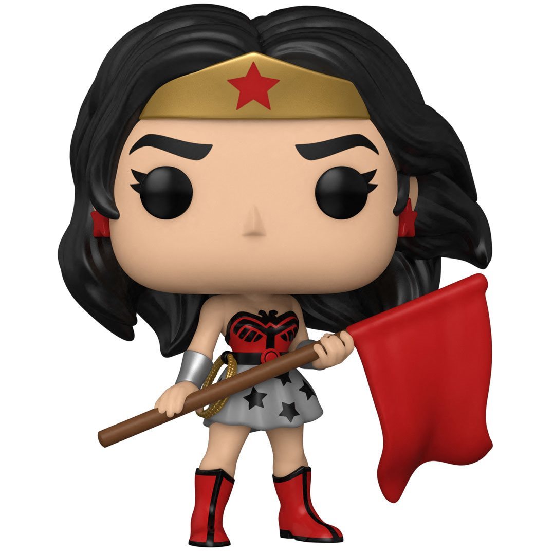 Funko Pop Heroes: Wonder Woman 80 - Mujer Maravilla version Superman: Hijo Rojo - Akiba