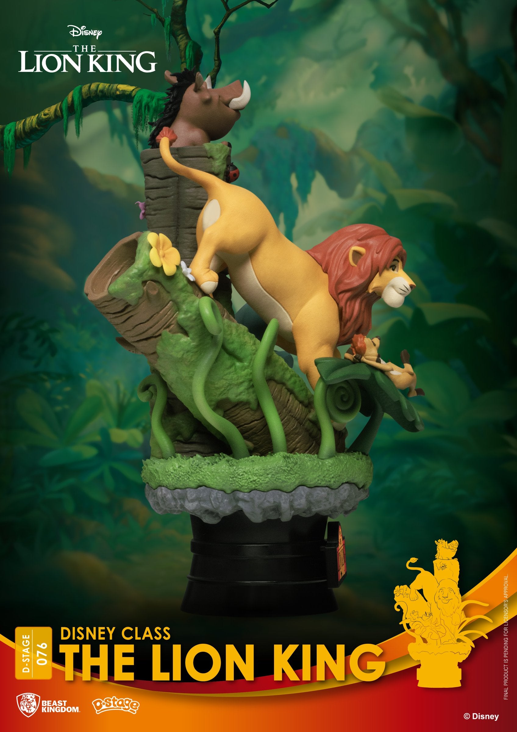 Beast Kingdom Diorama Stage Disney: El Rey Leon - Hakuna Matata Armable - Akiba