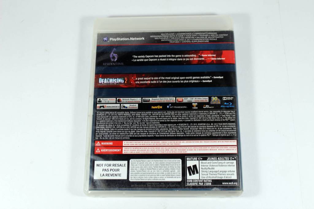 Playstation 3 Capcom Essentials (Resident 6 + Dead Rising 2) - Akiba