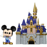 Funko Pop Town: Walt Disney World 50 Aniversario - Castillo y Mickey - Akiba