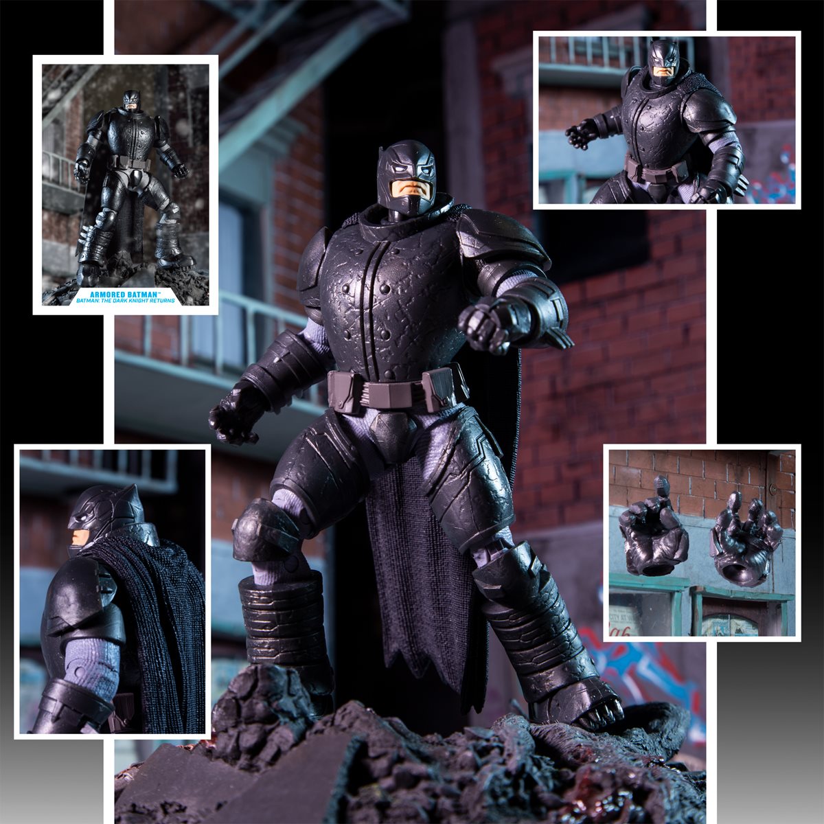 McFarlane Figura de Accion: DC The Dark Knight Returns - Batman con Armadura 7 Pulgadas - Akiba